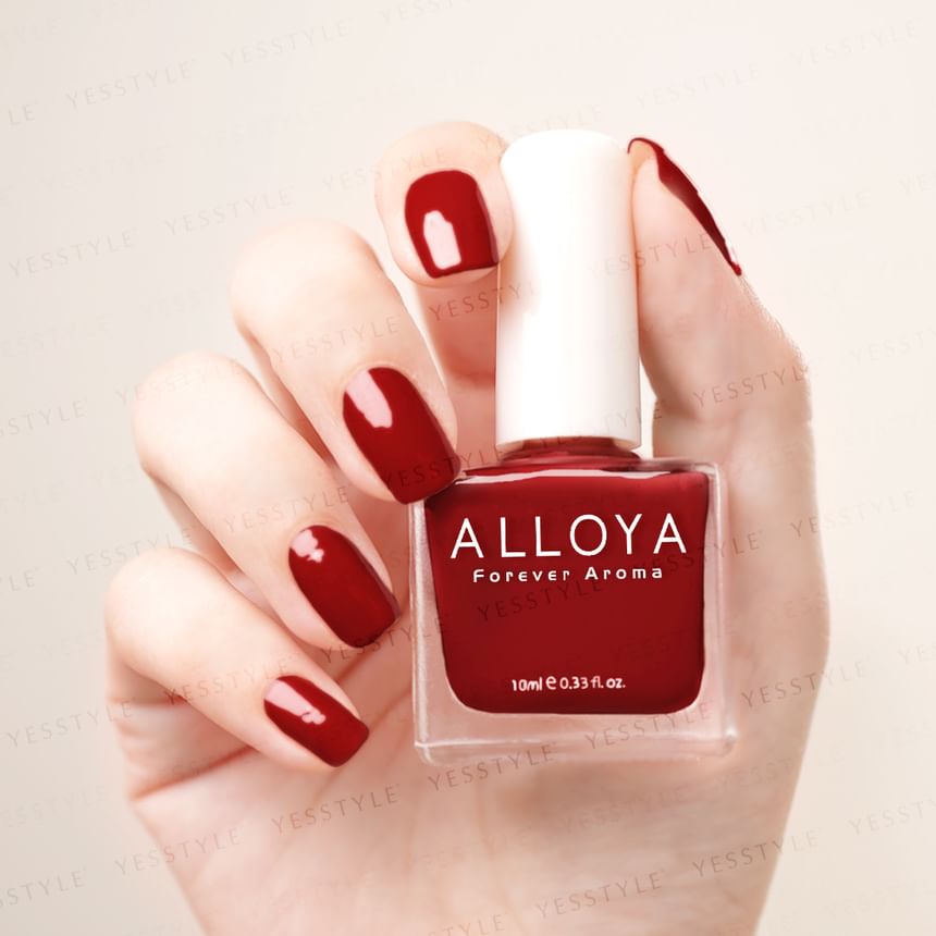 ALLOYA - Water-Based Natural Nail Polish Environmental Friendly 215 Florentine, 10ml, 60 g, 6934849102158
