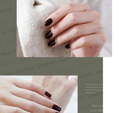 ALLOYA - Water-Based Natural Nail Polish Environmental Friendly 216 Tricia Brown, 10ml, 60 g, 6934849102165