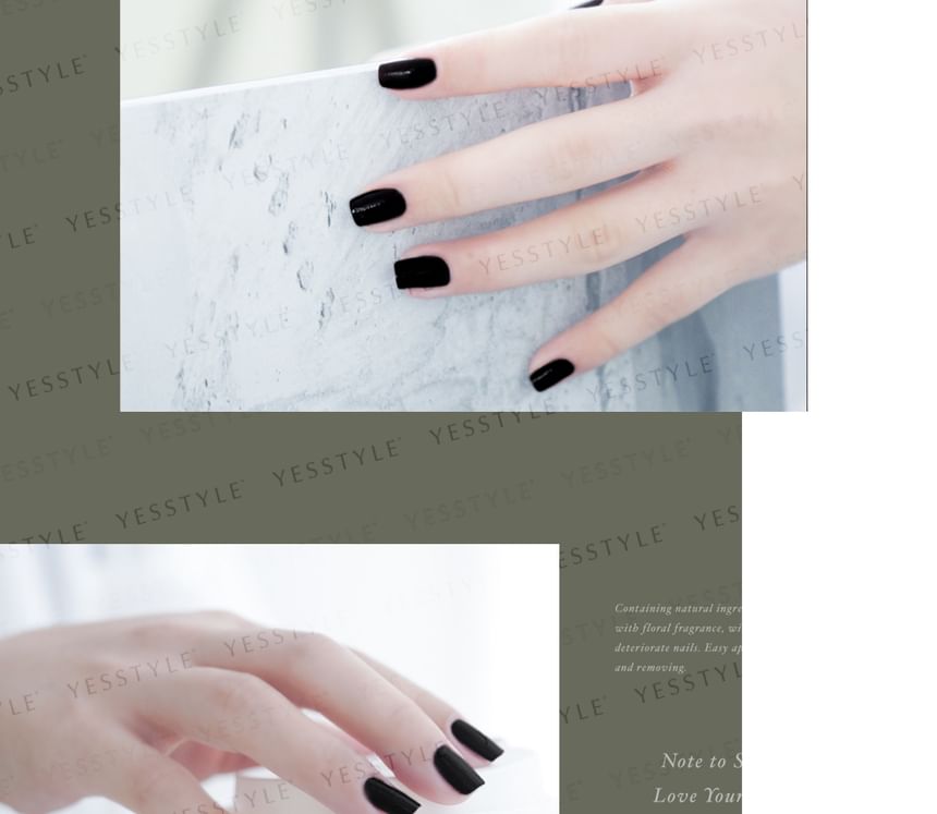 ALLOYA - Water-Based Natural Nail Polish Environmental Friendly 024 Ace Of Spade, 10ml, 60 g, 6934849100246