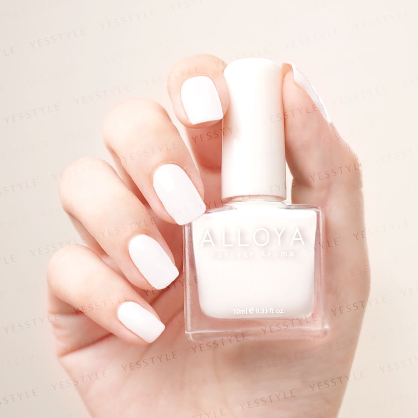 ALLOYA - Water-Based Natural Nail Polish Environmental Friendly 047 Try On My Wedding Gowns, 10ml, 60 g, 6934849100475