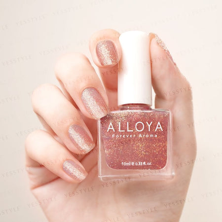 ALLOYA - Water-Based Natural Nail Polish Environmental Friendly 052 Twinkling Star, 10ml, 60 g, 6934849100529
