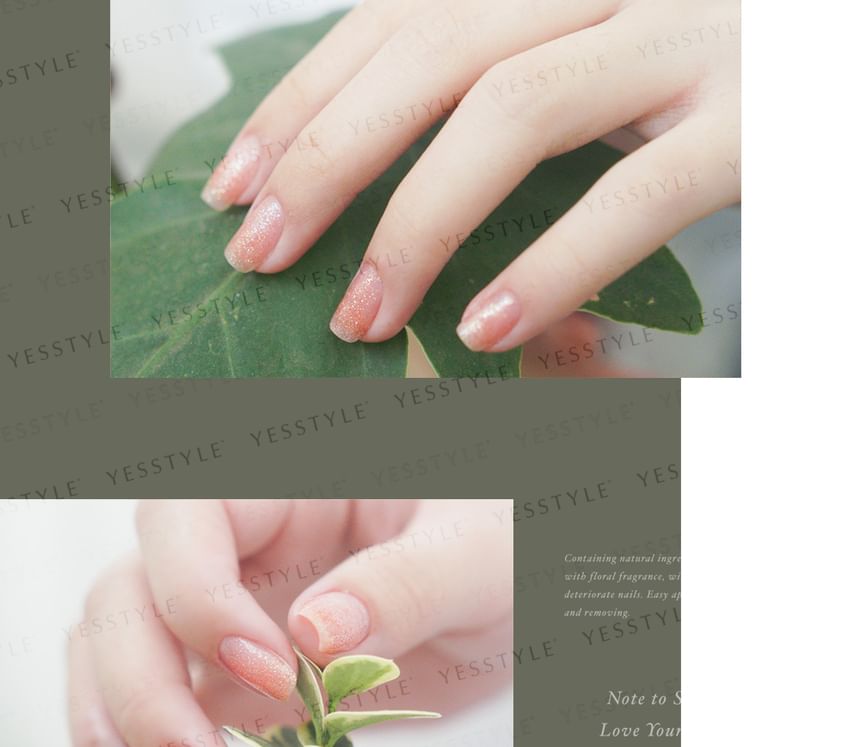 ALLOYA - Water-Based Natural Nail Polish Environmental Friendly 052 Twinkling Star, 10ml, 60 g, 6934849100529