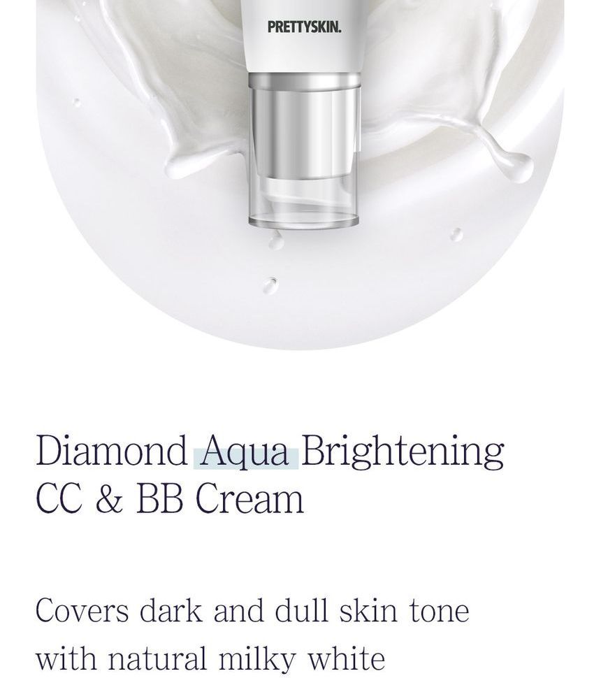 Pretty skin - Diamond Aqua Brightening CC & BB Cream, 50g, 79 g, 8809733212399