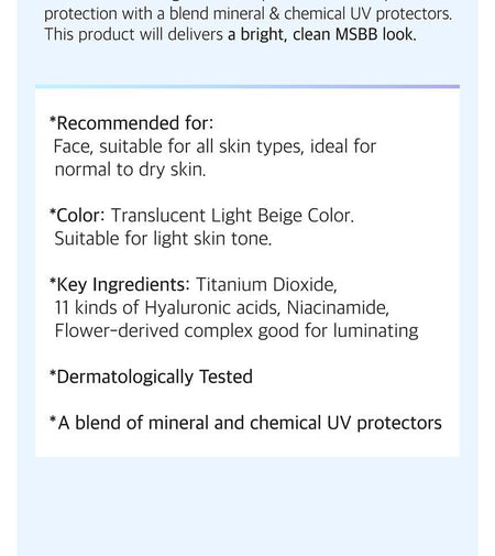numbuzin - No.1 Pure Glass Clean Tone Up, 50ml, 73 g, 8809652580951