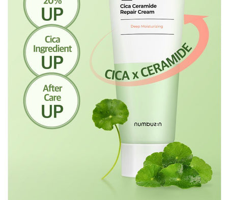 numbuzin - No.2 Cica Ceramide Repair Cream, 60ml - Renewed, 85 g, 8809652581279