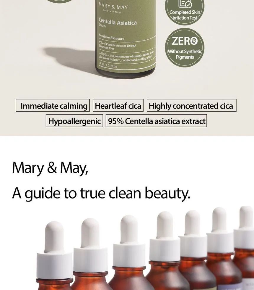 Mary&May - Centella Asiatica Serum, 30ml, 110 g, 8809670680787