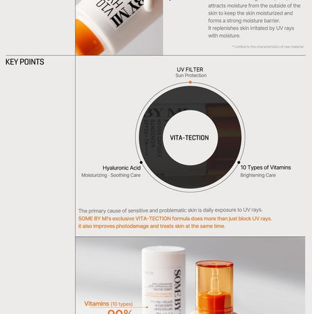 SOME BY MI - V10 Hyal Antioxidant Sunscreen, 40ml, 68 g, 8809647392866