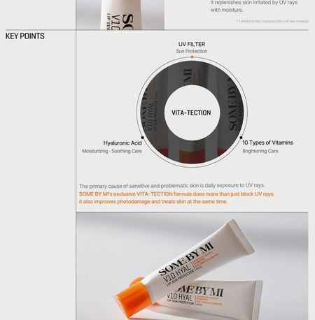 SOME BY MI - V10 Hyal Lip Sun Protector, 7ml, 17 g, 8809647392873