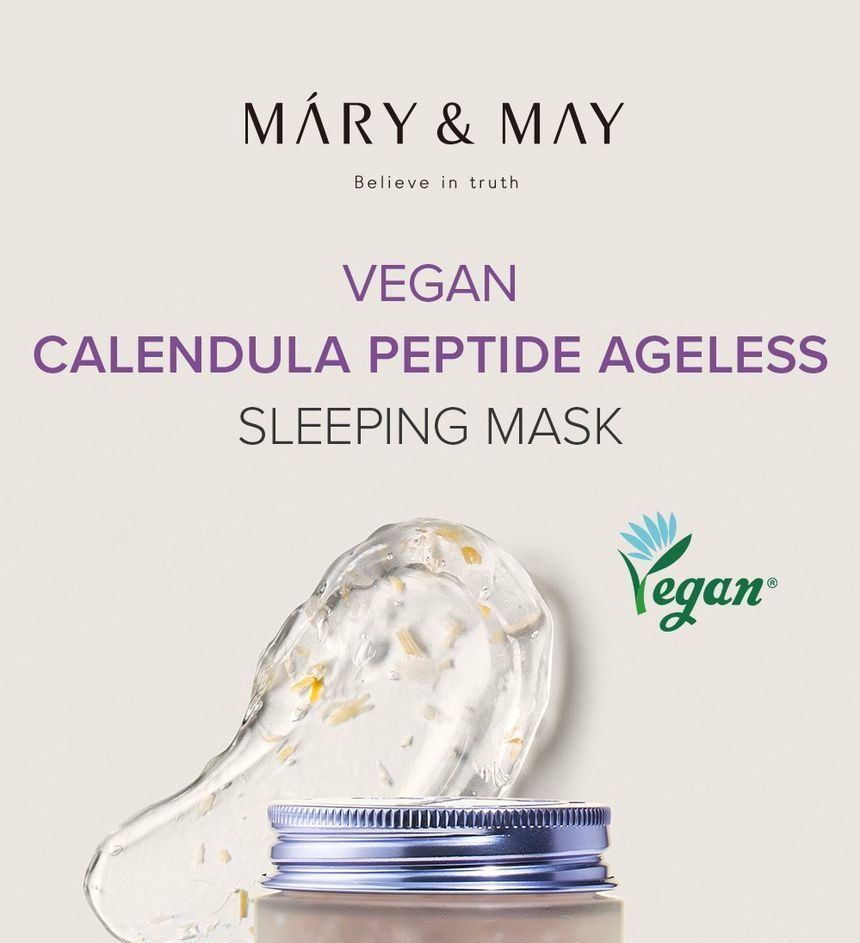 Mary&May - Calendula Peptide Ageless Sleeping Mask, 110g, 282 g, 8809670682088