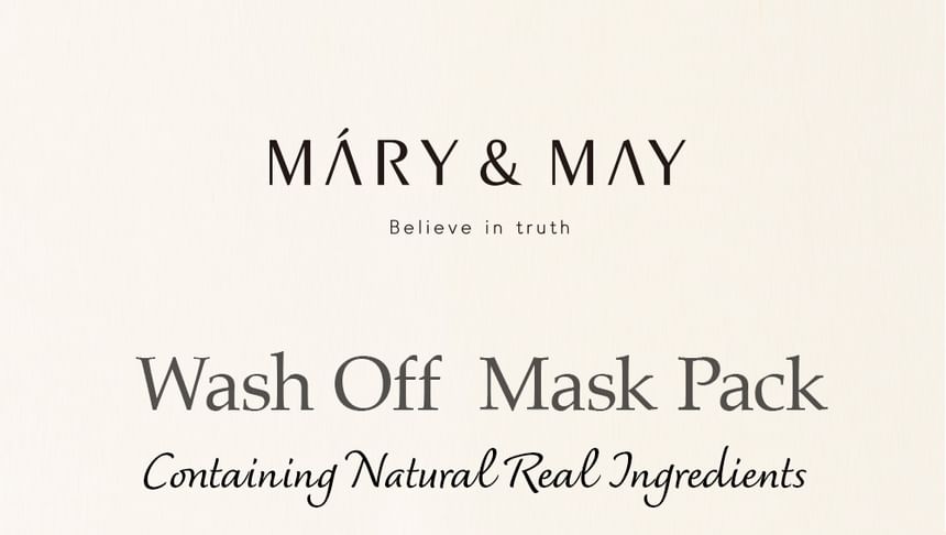 Mary&May - Rose Hyaluronic Hydra Wash Off Mask Pack, 125g, 297 g, 8809670681586