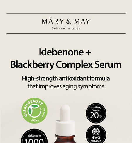 Mary&May - Idebenone + Blackberry Complex Serum, 30ml, 110 g, 8809670680831