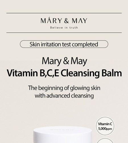 Mary&May - Vitamin B, C, E Cleansing Balm, 120g, 194 g, 8809670681036