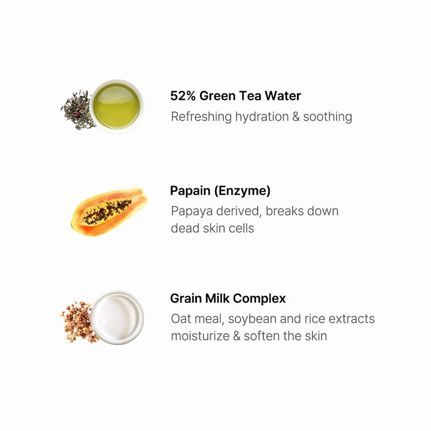 By Wishtrend - Green Tea & Enzyme Milky Foaming Wash, 140ml, 194 g, 8809572891564