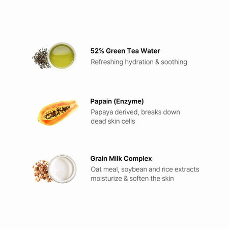 By Wishtrend - Green Tea & Enzyme Milky Foaming Wash, 140ml, 194 g, 8809572891564