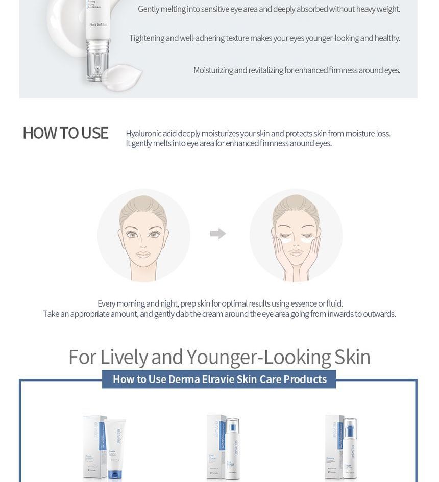 Derma Elravie - Repairing Activator Eye Cream, 20ml, 50 g, 8809162251785