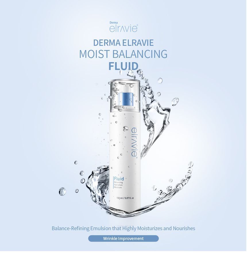 Derma Elravie - Moist Balancing Fluid, 150ml, 380 g, 8809162251754