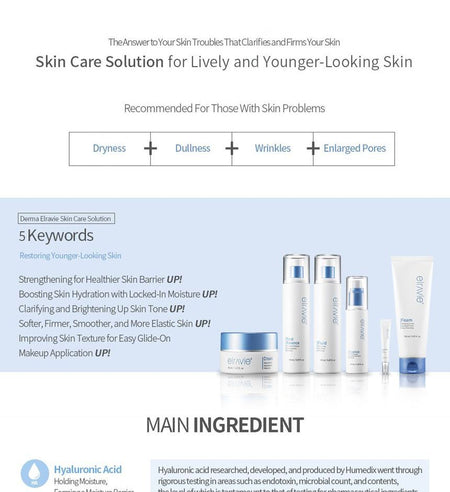 Derma Elravie - First HA Essence Skin, 150ml, 380 g, 8809162251747