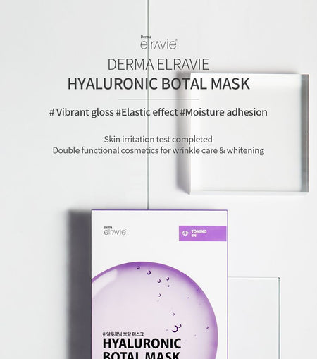 Derma Elravie - Hyaluronic Botal Mask Set, 23g x 10 sheets, 580 g, 8809162253154