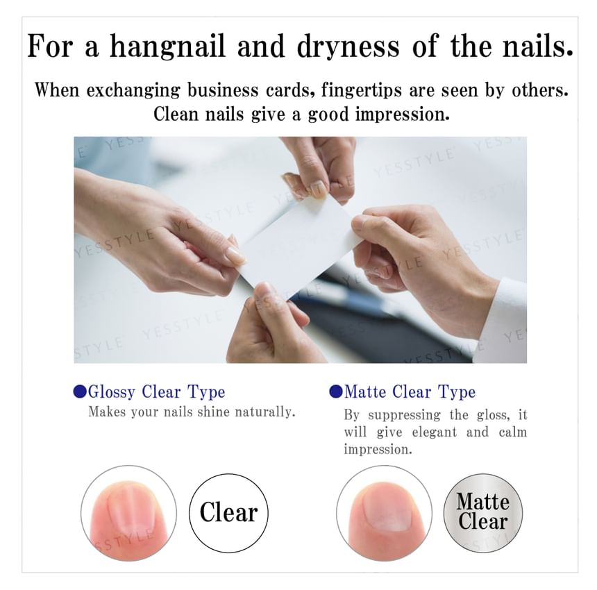 BRO. FOR MEN - Nail Coat Matte Clear Type, 4ml, 34 g, 4562226255443