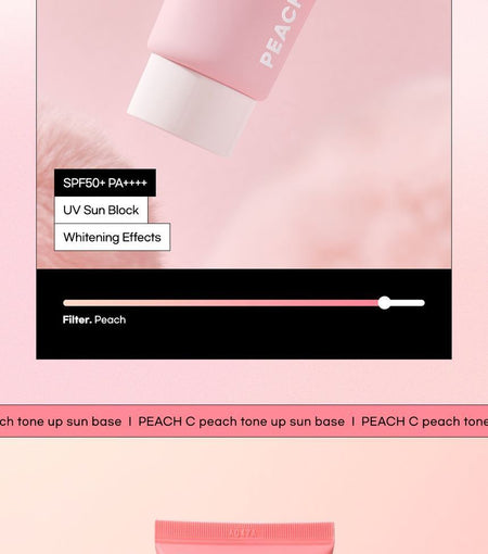 Peach C - Peach Tone Up Sun Base, 50ml, 85 g, 8809836440224