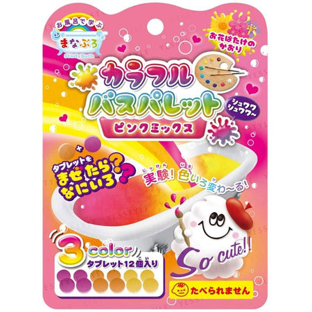 MANABURO - Colorful Bath Palette Pink Mix, 12 pcs, 100 g, 4535304300113
