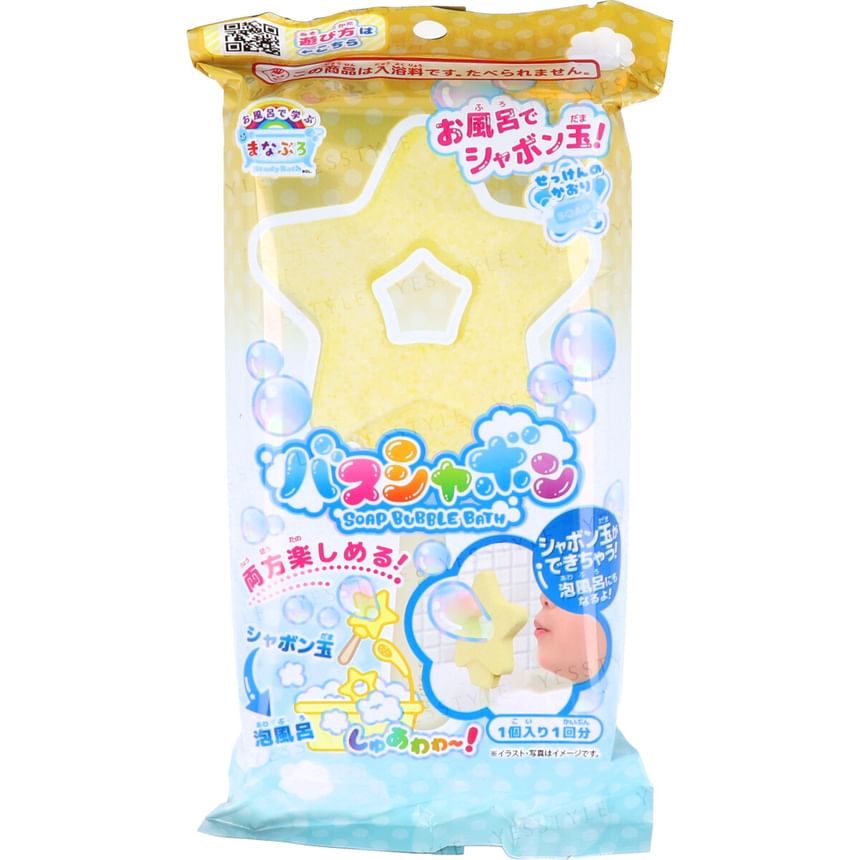 MANABURO - Soap Bubble Bath Star Salt, 1 pc, 100 g, 4535304299899