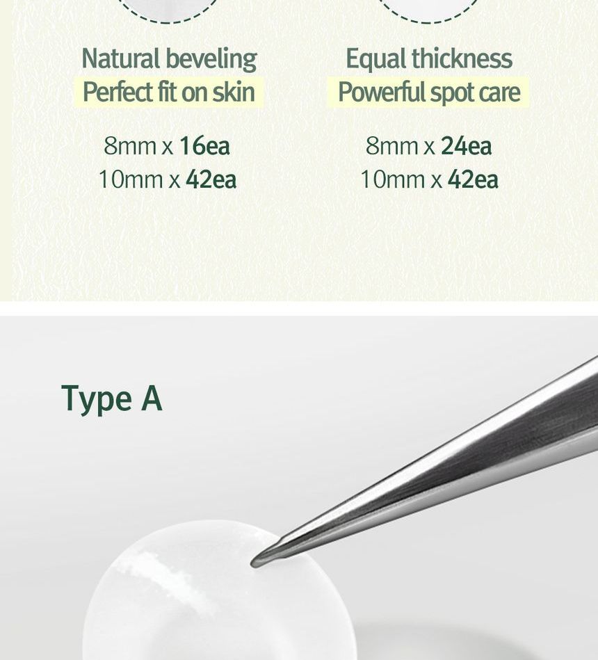 Pyunkang Yul - Calming Clear Spot Patch Intensive Care + Slim Care, 124 patches, 18 g, 8809486683392