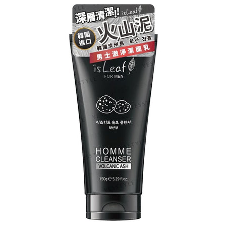 isLeaf - Homme Cleanser For Men Volcanic Ash, 150g, 180 g, 8809473193392