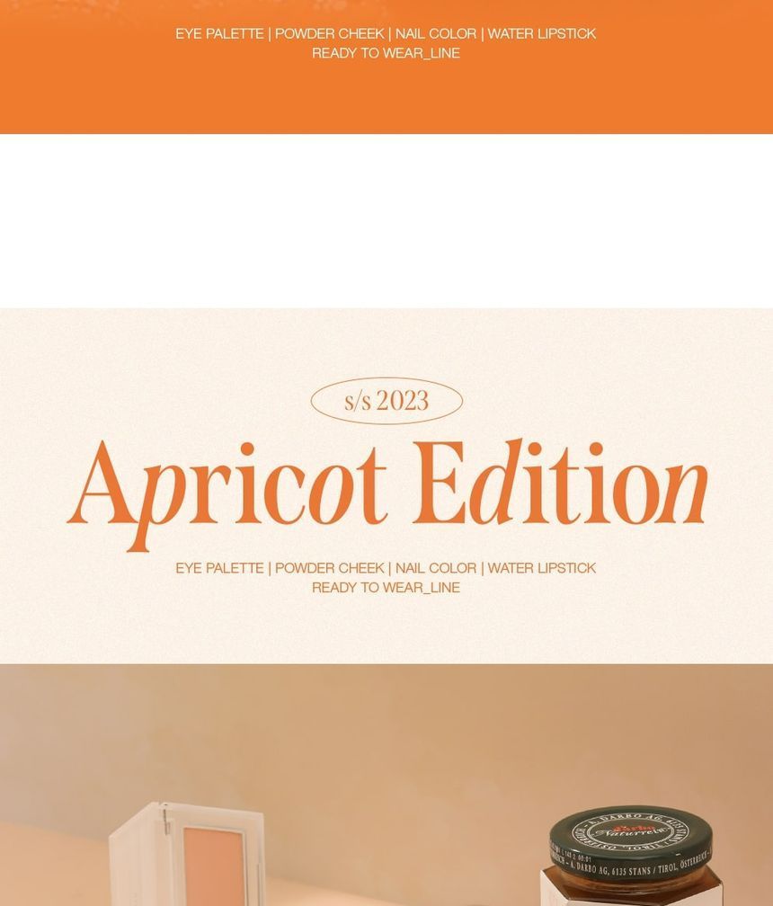 Bbi@ - Ready To Wear Water Lipstick Apricot Edition, #04 Wet Apricot, 28 g, 8809871383876
