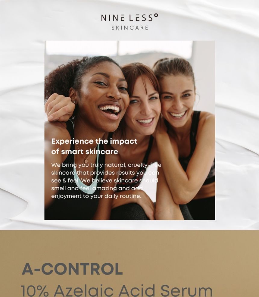 NINELESS - A-Control 10% Azelaic Acid Serum, 30ml, 82 g, 8809875270073