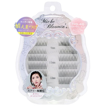 Miche Bloomin’ - Eyelash Extensions 46 Fish Tail Ext, 144 pcs, 23 g, 4560364939195
