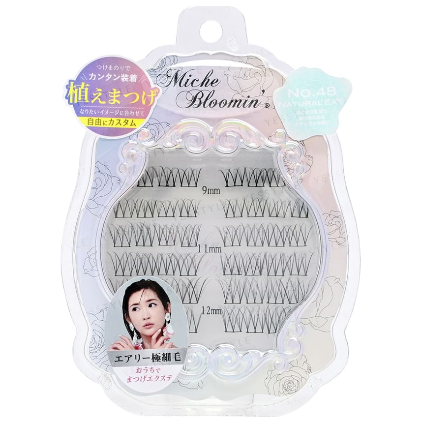 Miche Bloomin’ - Eyelash Extensions 48 Natural Ext, 48 pcs, 23 g, 4560364939812