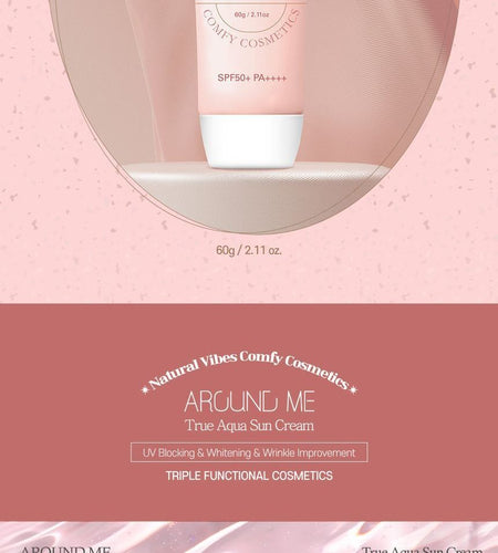 AROUND ME - True Aqua Sun Cream Pouch, 5ml, 7 g, 8803348050247