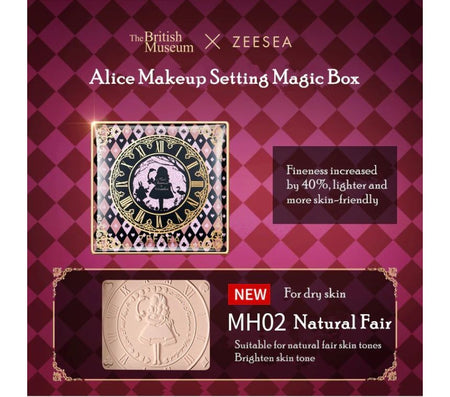 ZEESEA - Alice in Wonderland Series Oil Control Matte Pressed Powder - MH02, #MH02 Natural Fair - 8g, 79 g, 6975852822084