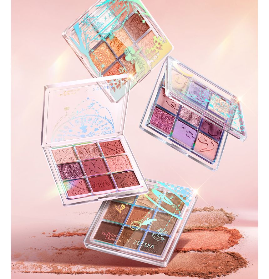 ZEESEA - 9 Colors Eyeshadow Palette- Orange, #15 Orange, 86 g, 6975852820431