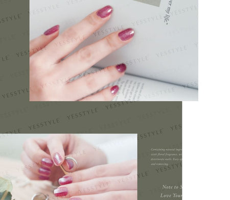 ALLOYA - Water-Based Natural Nail Polish Environmental Friendly 088 Naughty Sexy, 10ml, 60 g, 6934849100888