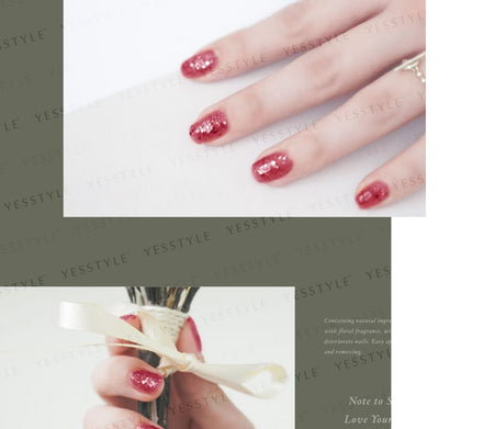 ALLOYA - Water-Based Natural Nail Polish Environmental Friendly 096 Charming Red, 10ml, 60 g, 6934849100963