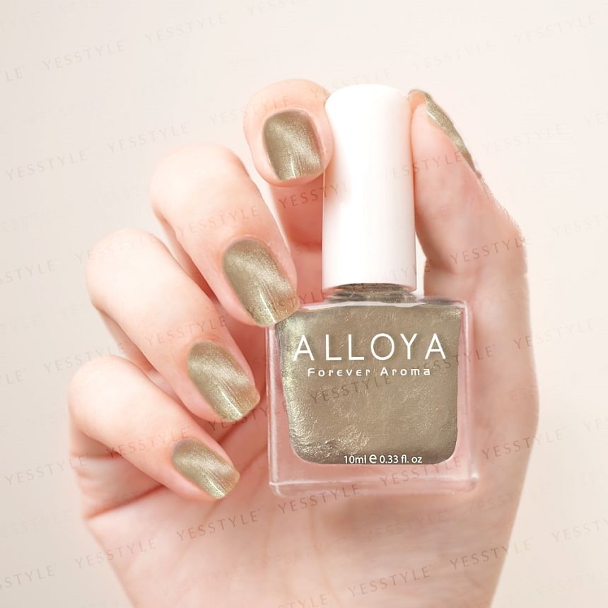 ALLOYA - Water-Based Natural Nail Polish Environmental Friendly 115 Sleepy Beauty Story, 10ml, 60 g, 6934849101151