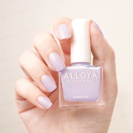 ALLOYA - Water-Based Natural Nail Polish Environmental Friendly 126 Pure Purple Memory, 10ml, 60 g, 6934849101267