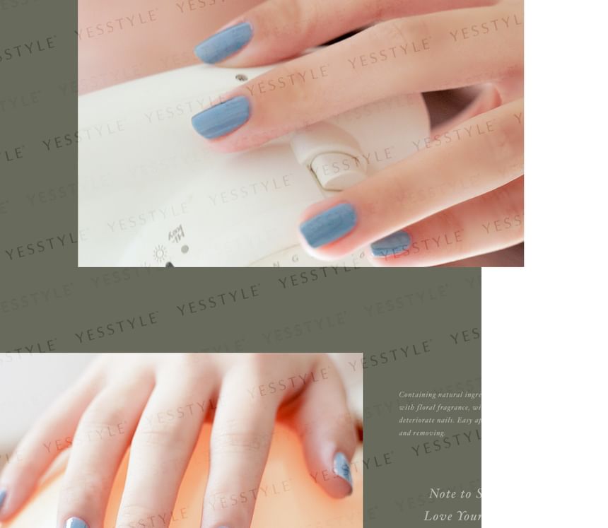ALLOYA - Water-Based Natural Nail Polish Environmental Friendly 140 Soda Era, 10ml, 60 g, 6934849101403