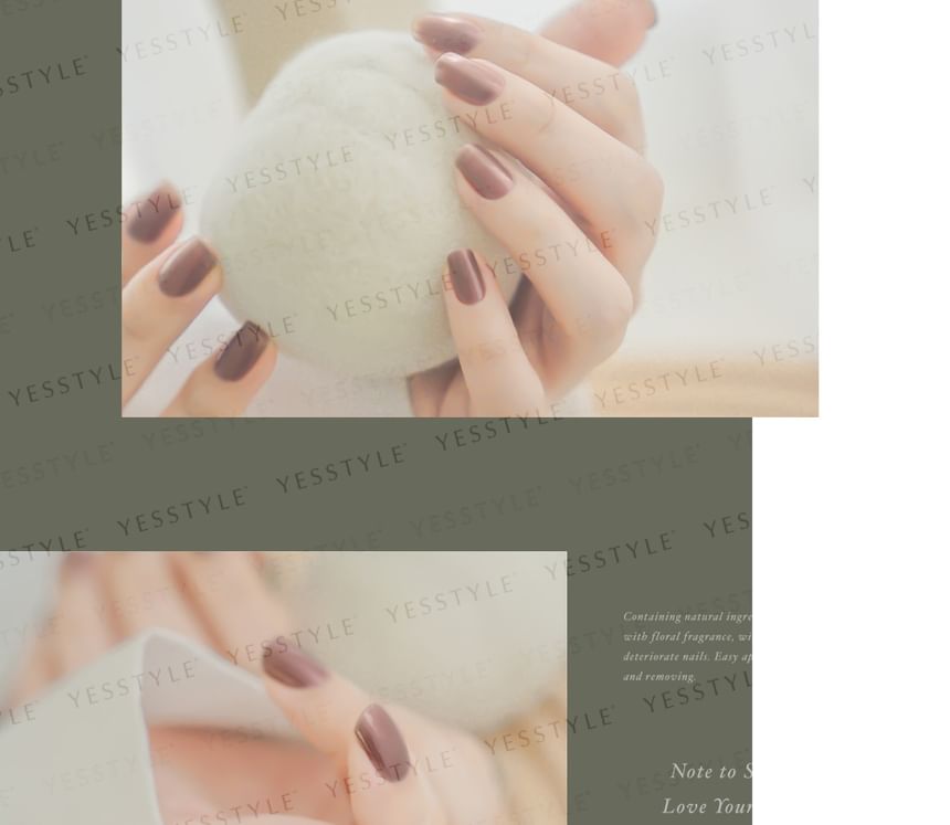 ALLOYA - Water-Based Natural Nail Polish Environmental Friendly 144 Time In The Fallen City, 10ml, 60 g, 6934849101441