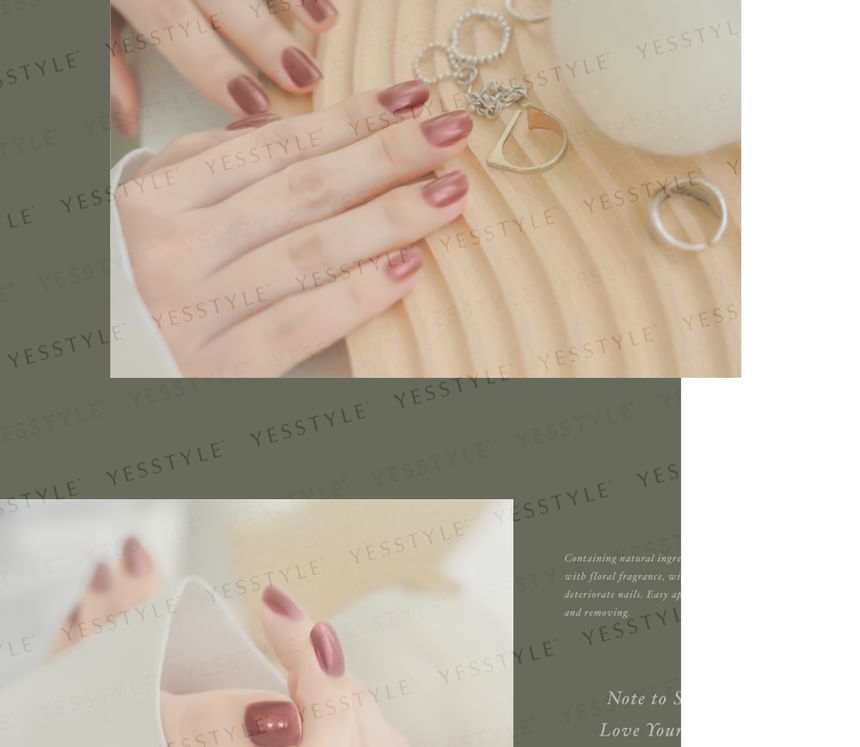 ALLOYA - Water-Based Natural Nail Polish Environmental Friendly 146 Love Laboratory, 10ml, 60 g, 6934849101465