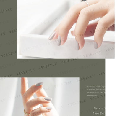 ALLOYA - Water-Based Natural Nail Polish Environmental Friendly 148  Sesame Panna Cotta, 10ml, 60 g, 6934849101489