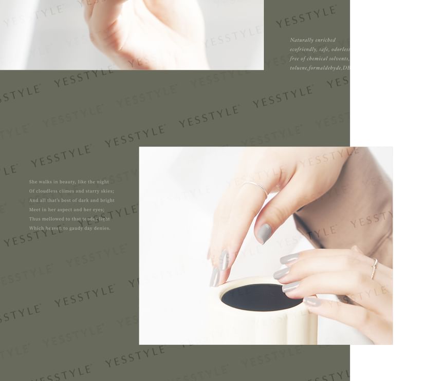ALLOYA - Water-Based Natural Nail Polish Environmental Friendly 148  Sesame Panna Cotta, 10ml, 60 g, 6934849101489