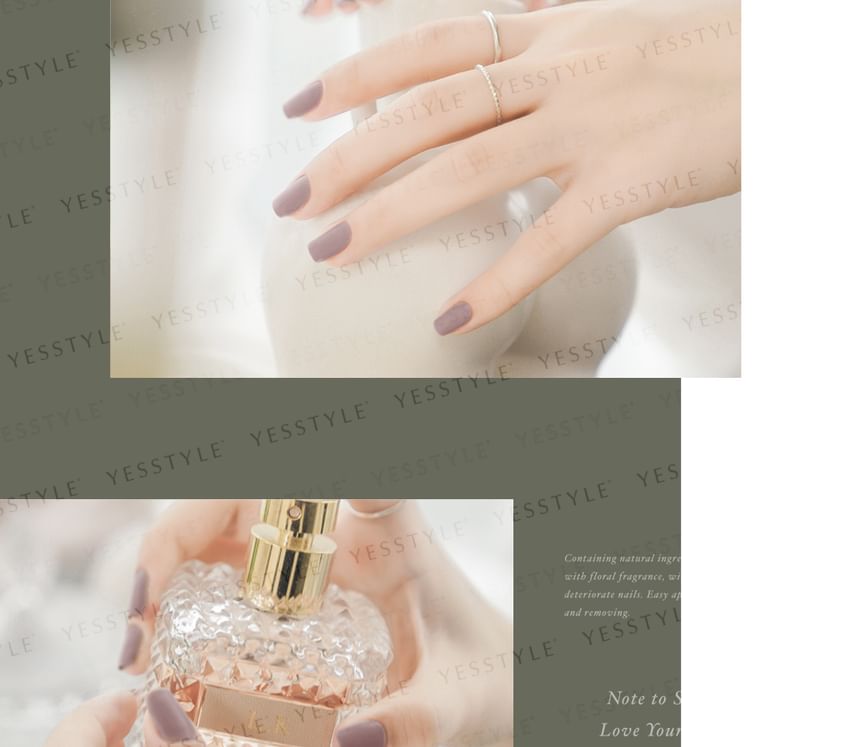 ALLOYA - Water-Based Natural Nail Polish Environmental Friendly 156 Edinburgh’s Sunset, 10ml, 60 g, 6934849101564