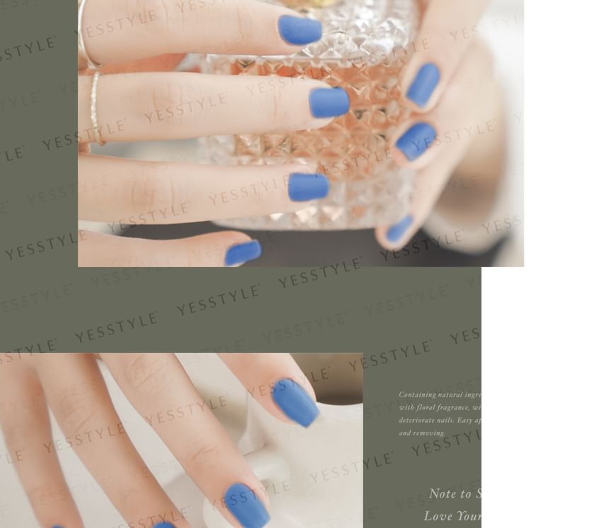 ALLOYA - Water-Based Natural Nail Polish Environmental Friendly 158 Durdle Door Above Sea, 10ml, 60 g, 6934849101588