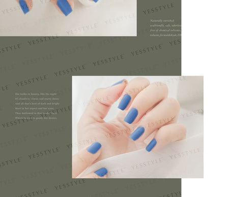 ALLOYA - Water-Based Natural Nail Polish Environmental Friendly 158 Durdle Door Above Sea, 10ml, 60 g, 6934849101588