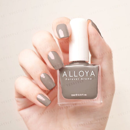 ALLOYA - Water-Based Natural Nail Polish Environmental Friendly 163 Chia Seed Nut Pudding, 10ml, 60 g, 6934849101632