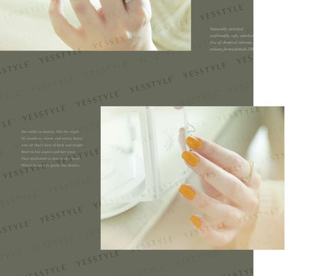 ALLOYA - Water-Based Natural Nail Polish Environmental Friendly 172 Thai Milk Cheese Waffle, 10ml, 60 g, 6934849101724