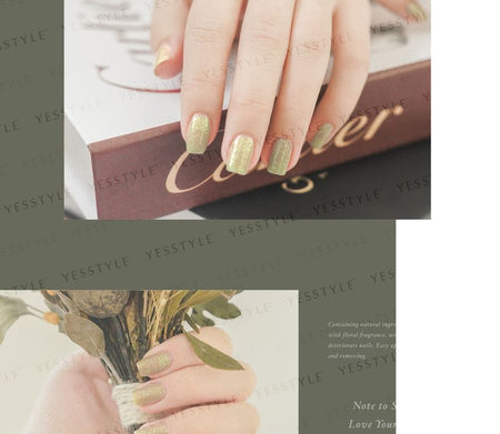 ALLOYA - Water-Based Natural Nail Polish Environmental Friendly 177 Evening Summer Firefly Sea, 10ml, 60 g, 6934849101779